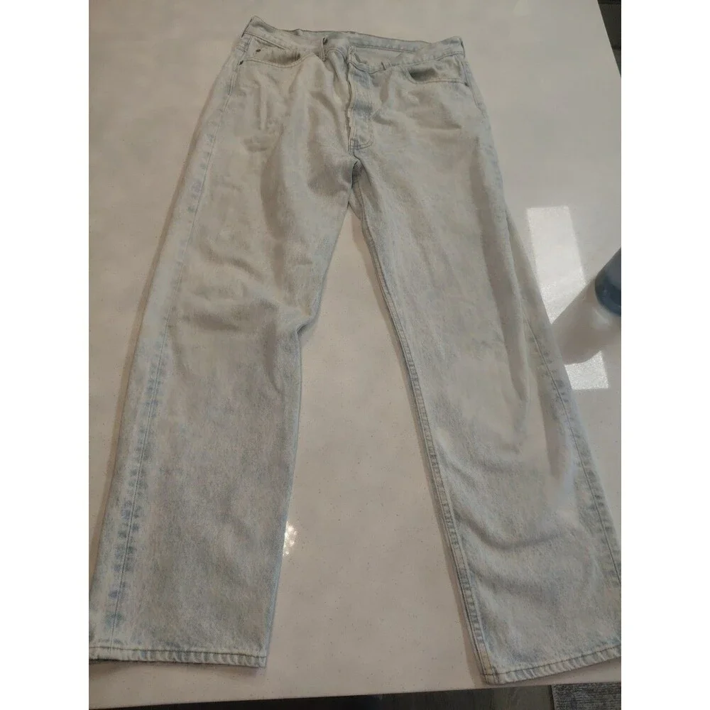 Levi's Acid Wash Jeans 501-0108 Botton Fly 36x31 Made in USA